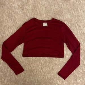 Tiger Friday Maroon Baby Soft Long Sleeve Tee
